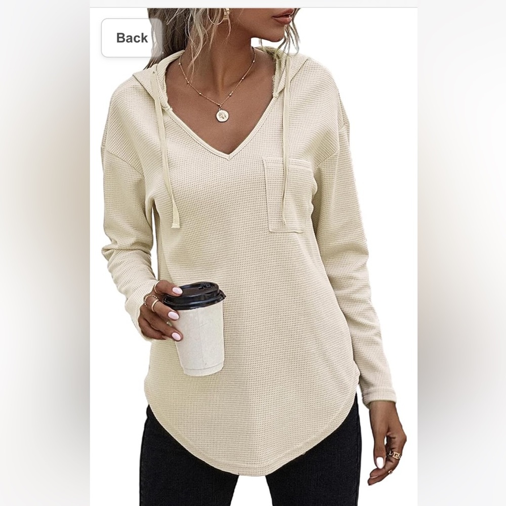 Beige Thin Hoodie